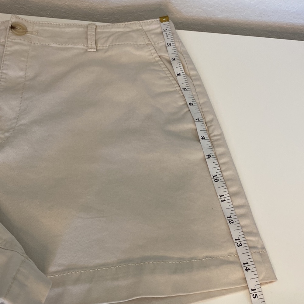 Loft 4” “The Washed Twill Short” in Khaki - Size 14 - Picture 12 of 12